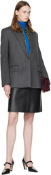 TOTEME Gray Herringbone Blazer