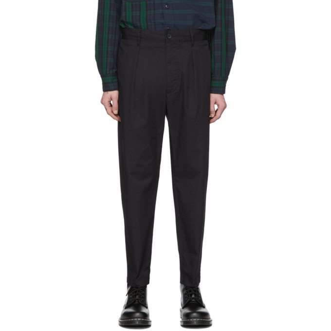 Photo: Engineered Garments Black Carlyle Trousers