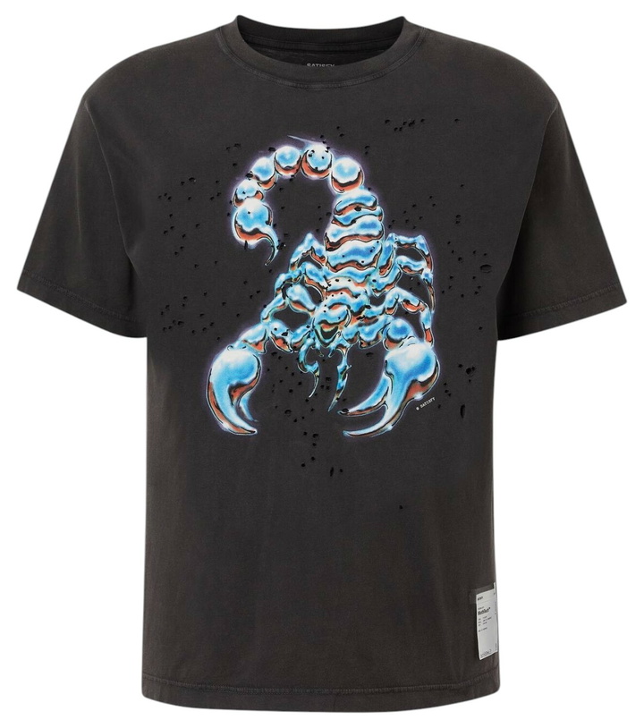 Photo: Satisfy MothTech printed cotton jersey T-shirt