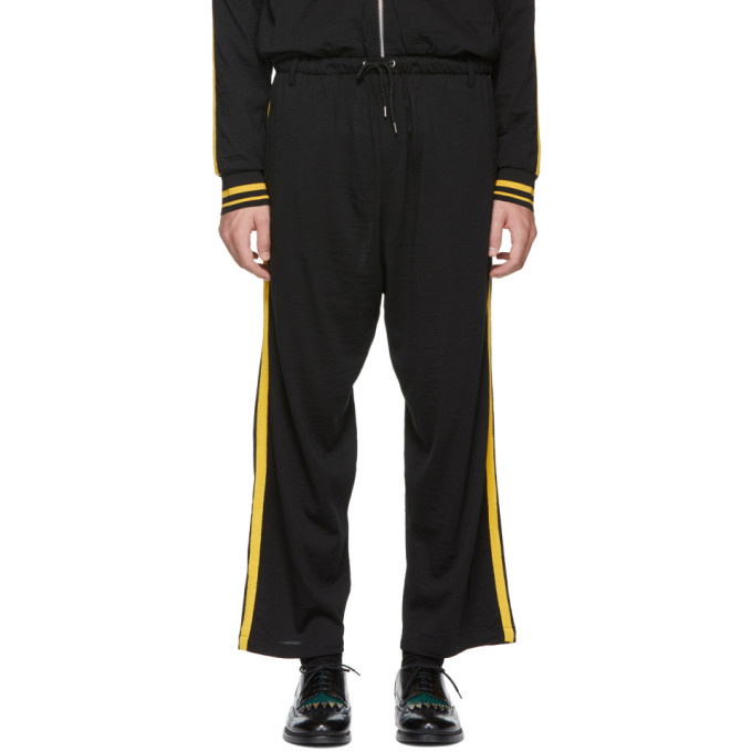 Photo: McQ Alexander McQueen Black and Yellow Side Stripe Lounge Pants