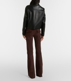 Stouls Pawlonia suede flared pants