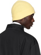 LISA YANG Yellow Menton Beanie