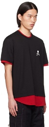 mastermind JAPAN Black & Red Layered T-Shirt