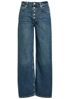 Free People Nia Wide-leg Boyfriend Denim Jeans Light Blue