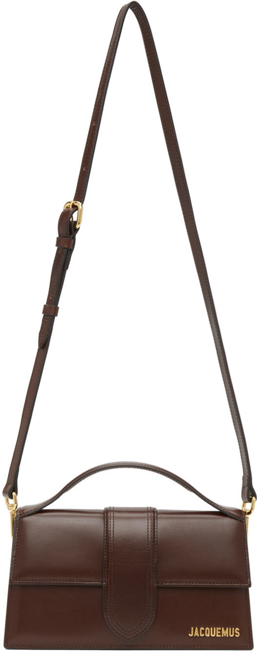 Jacquemus | Le Bambino Leather Top Handle Bag | Brown Tu