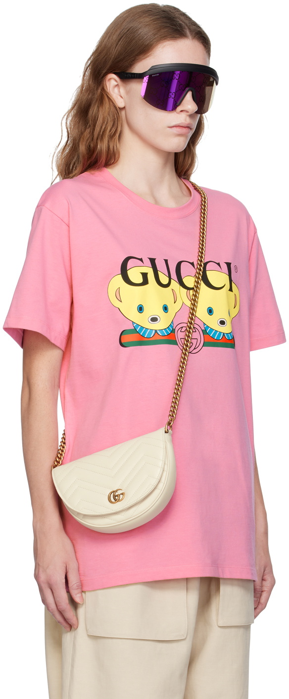 Gucci Pink Printed T-Shirt Gucci