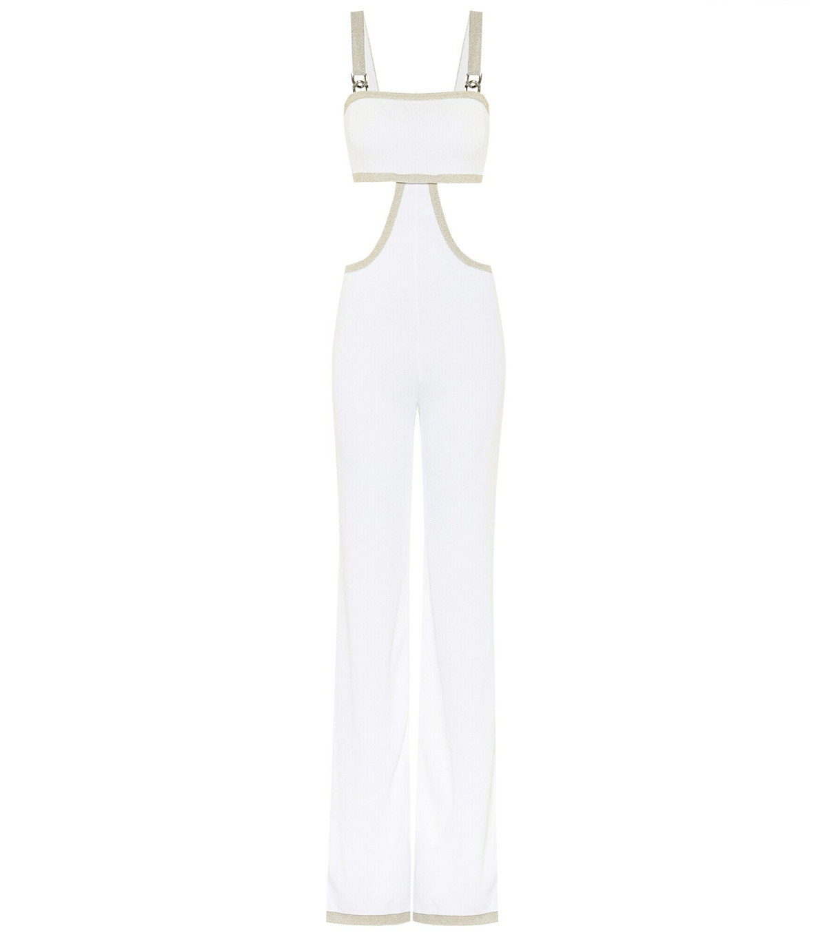 Balmain - Cutout knit jumpsuit