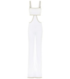 Balmain - Cutout knit jumpsuit
