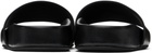 MM6 Maison Margiela Black Nappa Leather Sandals