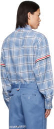 Thom Browne Blue Armband Shirt
