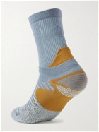 Nike Running - Trail Stretch-Knit Running Socks - Blue - 8