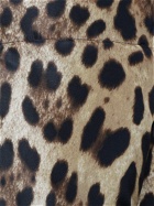 DOLCE & GABBANA - Leopard Print Satin Puffer Jacket