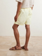 A Kind Of Guise - Volta Straight-Leg Shell Drawstring Shorts - Yellow
