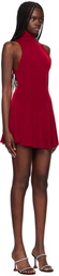 Mirror Palais Red Christy Supermodel Minidress