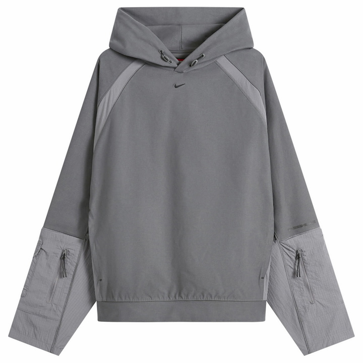 Photo: Nike Men's Tech Shori Utility Hoodie in Iron Grey/Pencil Point/Black
