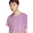 Eckhaus Latta SSENSE Exclusive Purple Lapped T-Shirt