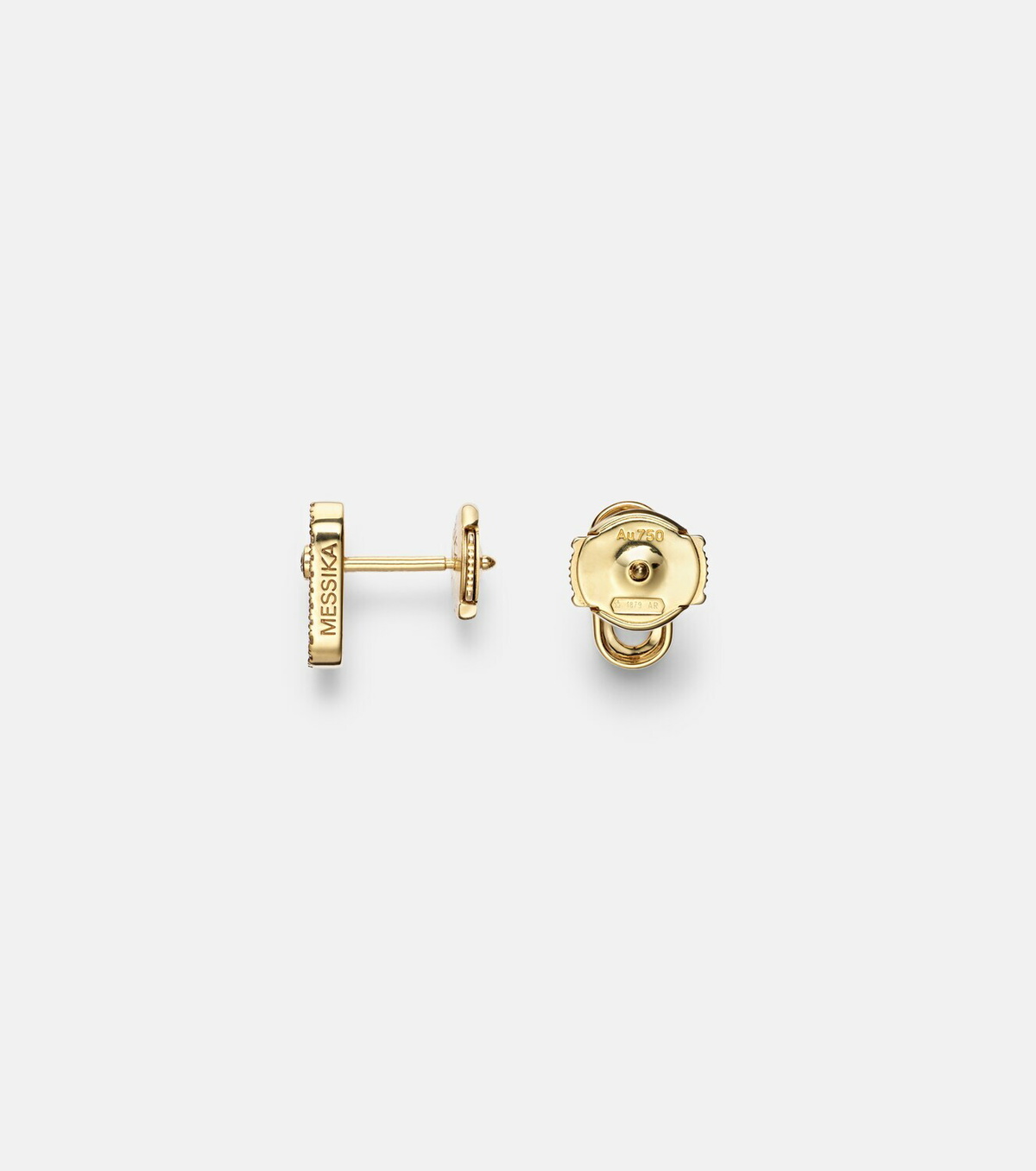Messika Move Uno 18kt gold earrings with diamonds
