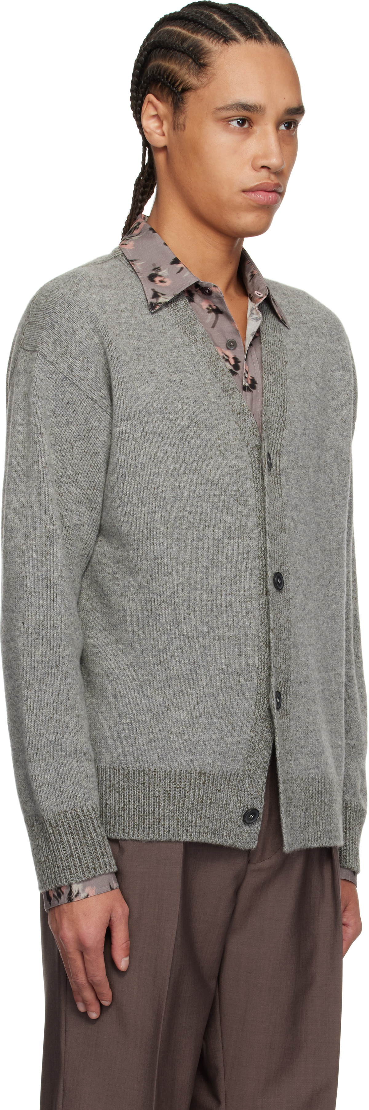 Paul Smith Gray Button Thru Cardigan