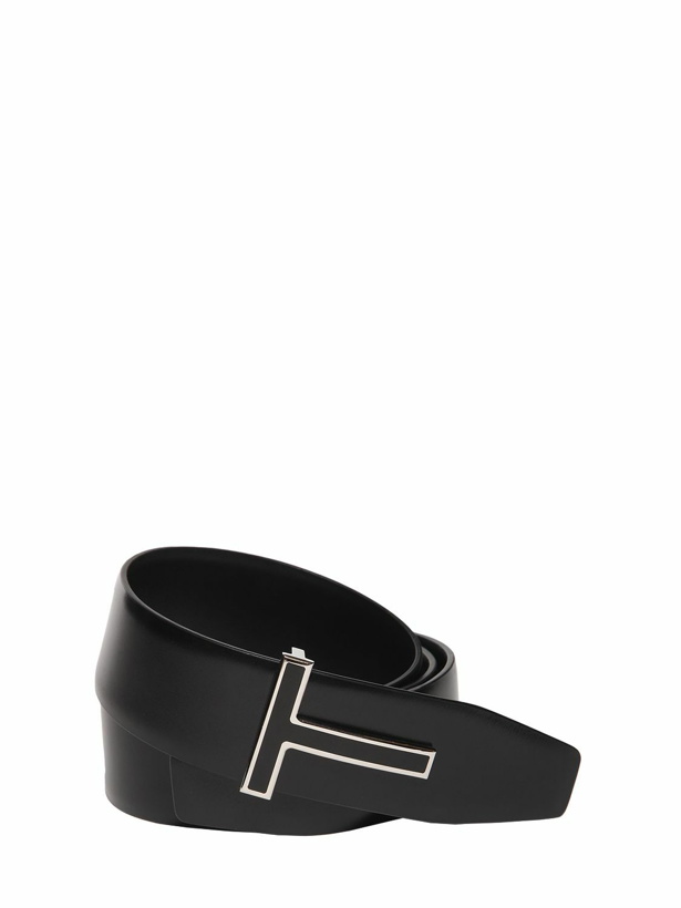 Photo: TOM FORD - 4cm T Reversible Leather Belt
