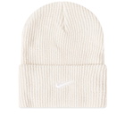 Nike Men's Nrg Solo Swoosh Beanie in Phantom/White