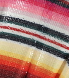 Alanui - Sarape sequined striped maxi dress