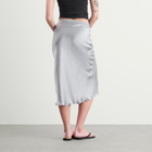 Anine Bing Women's Bar Silk Skirt in Pastel Blue