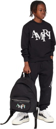 AMIRI Kids Black Staggered Scribble Sweatshirt
