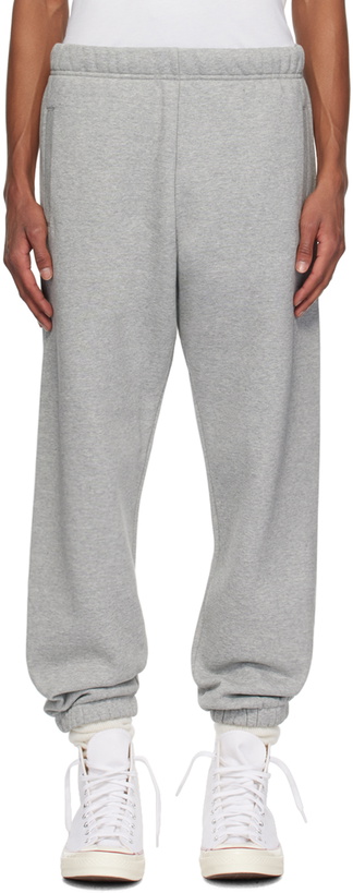 Photo: Carhartt Work In Progress Gray Chase Sweatpants