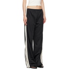 Palm Angels Black Classic Logo Loose Track Pants