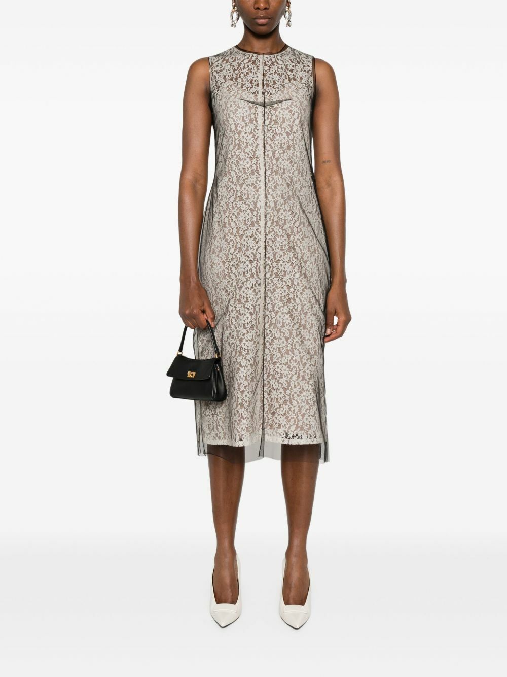 chinese dress ladies Fendi Lace Dress