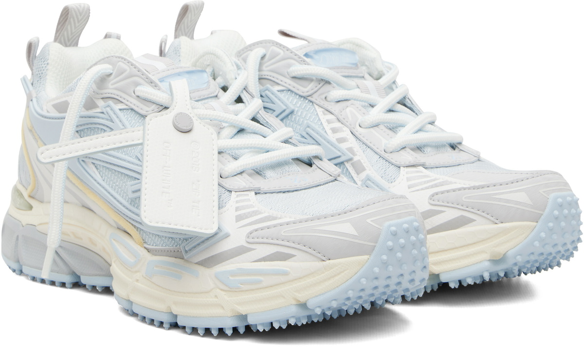Off-White Blue & White 'Be Right Back' Sneakers
