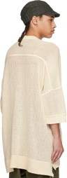 Jan-Jan Van Essche Off-White O-Project Mesh Jersey Boubou T-shirt