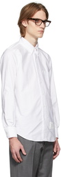 Thom Browne White Back Stripe Oxford Shirt