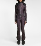 Jet Set Magic Ghoster leopard-print ski suit