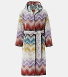 Missoni Marea Zig Zag cotton terry bathrobe