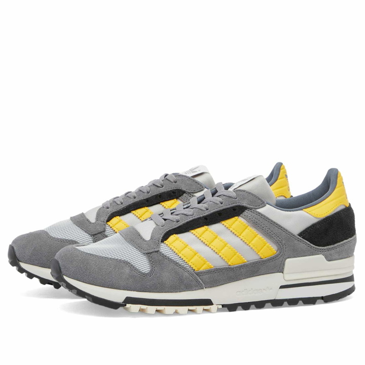 Photo: Adidas Zx 600 OG in Clear Onix/Super Yellow/Granite