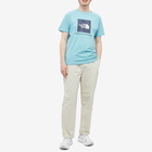 The North Face Men's Raglan Redbox T-Shirt in Reef Waters/Summit Navy