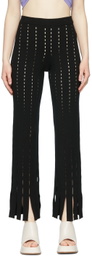AMBUSH Black Viscose Lounge Pants