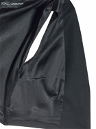 DOLCE & GABBANA - Wool & Satin Cropped Corset Vest