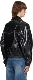 Andersson Bell Black Ortega Faux-Leather Jacket