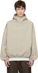 Fear of God ESSENTIALS Gray Active Trace Modern Fleece Hoodie
