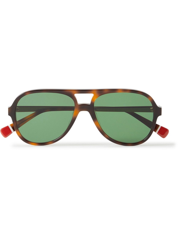 Photo: ORLEBAR BROWN - Aviator-Style Tortoiseshell Acetate Sunglasses