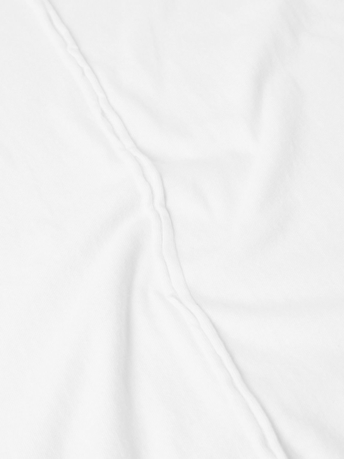 Greg Lauren - Panelled Cotton-Jersey T-Shirt - White