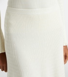 Proenza Schouler White Label Stina ribbed-knit midi skirt