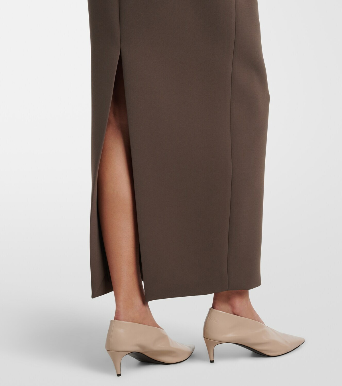 Khaite Winton crêpe maxi skirt