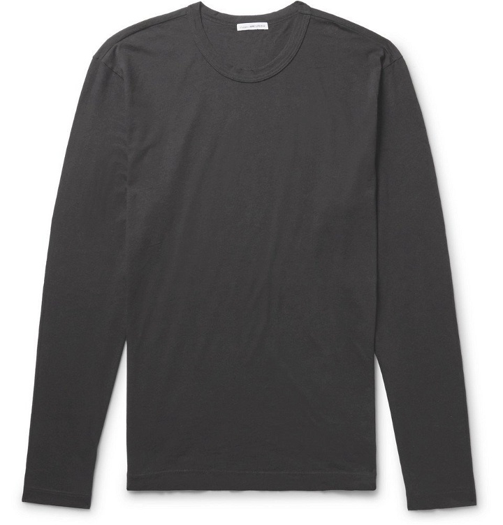 Photo: James Perse - Cotton-Jersey T-Shirt - Men - Dark gray