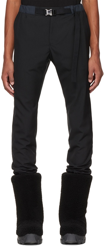 Photo: sacai Black Belted Trousers