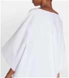 The Row Isora oversized cotton poplin midi dress