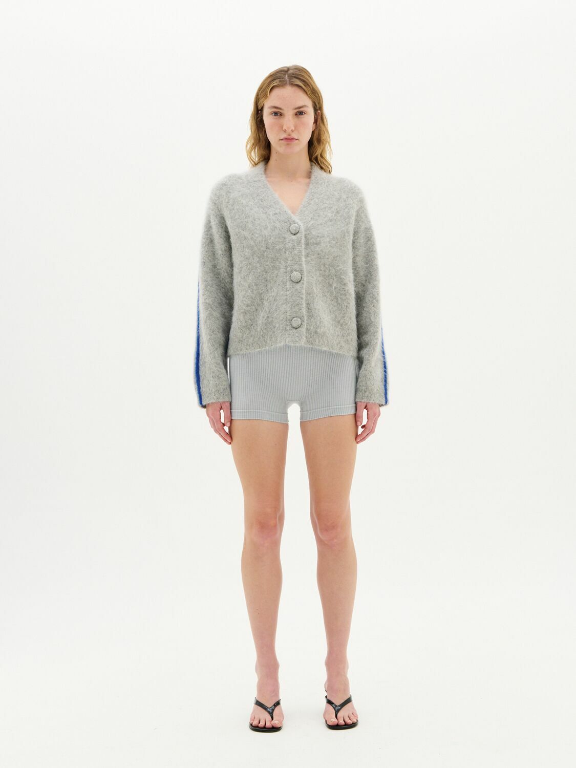 NAGNATA Brushed Alpaca Blend Cardigan
