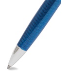 Caran d'Ache - Léman Grand Rhodium-Plated and Lacquered Ballpoint Pen - Blue